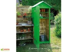 Armoire De Jardin En Bois Simia - 90 X 58 X 204 Cm 11 Armoire De Jardin En Bois Simia - 90 X 58 X 204 Cm -Garanti Jardin Magasin 0100539va