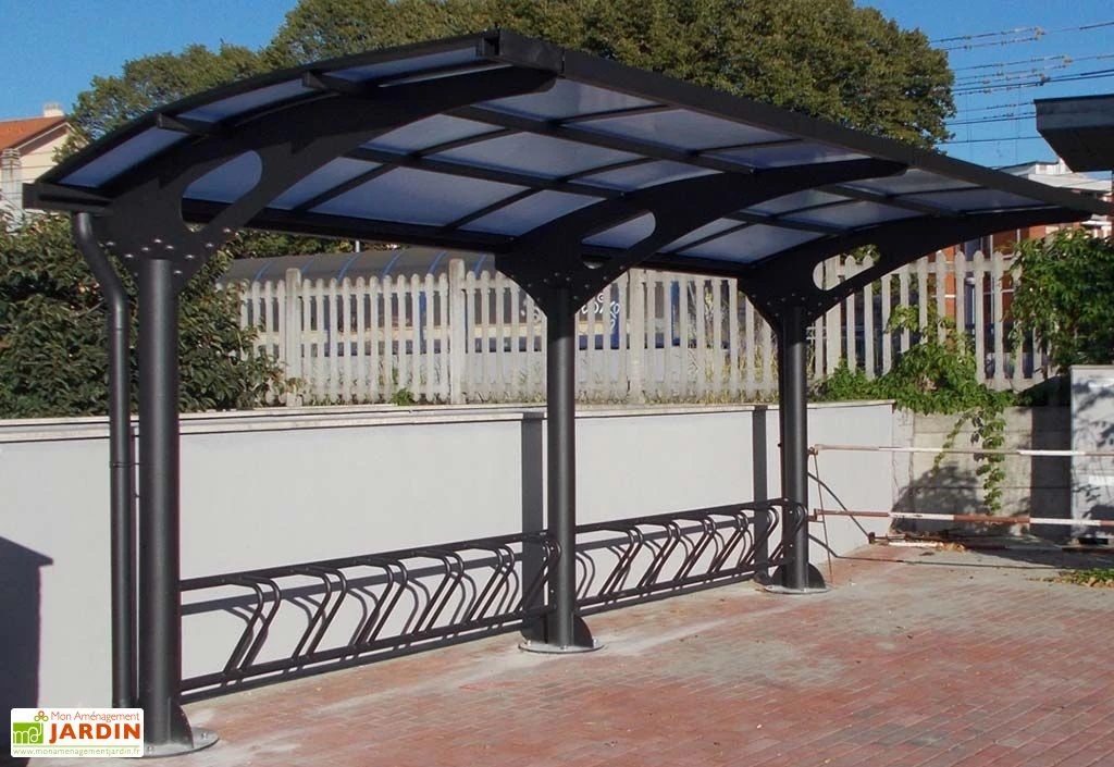 Abri à Vélos Pour Collectivités En Acier Galvanisé Et Polycarbonate Larus 3 Abri à Vélos Pour Collectivités En Acier Galvanisé Et Polycarbonate Larus