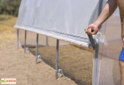 Kit Aération Latérale Pour Serres Richel 6m -Garanti Jardin Magasin aeration laterale serre richel 6 m 4