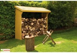 Abri Range-Bûches En Bois Lotus - 1,5 M³