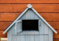 Armoire De Jardin En Bois FSC 10 Mm Bleu 179 Cm -Garanti Jardin Magasin armoire jardin bois cabane etageres 10mm 180cm 2