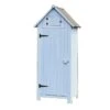 Armoire De Jardin En Bois FSC 10 Mm Bleu 179 Cm 2 Armoire De Jardin En Bois FSC 10 Mm Bleu 179 Cm -Garanti Jardin Magasin armoire jardin bois cabane etageres 10mm 180cm 4