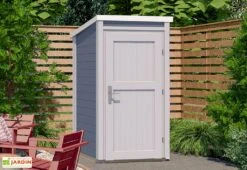 Armoire De Jardin En Bois D’Épicéa 95 X 102 X 200 Cm (4 Coloris) -Garanti Jardin Magasin armoire jardin bois epicea 95 102 200cm 2