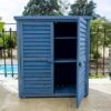 Armoire De Jardin En Bois Lasuré Bleu 87 X 46,5 X 95 Cm 2 Armoire De Jardin En Bois Lasuré Bleu 87 X 46,5 X 95 Cm -Garanti Jardin Magasin armoire jardin bois lasure bleu 87 x 46 5 x 95 cm 5
