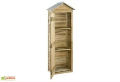 Armoire De Jardin En Bois De Pin Erra 63 X 43 X 181 Cm 7 Armoire De Jardin En Bois De Pin Erra 63 X 43 X 181 Cm -Garanti Jardin Magasin armoire jardin bois simia