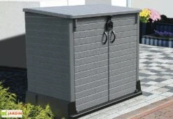 Armoire De Jardin En Résine – 850 L -Garanti Jardin Magasin armoire rangement exte rieur 03