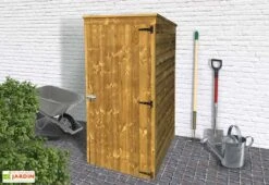 Solid Armoire De Jardin En Bois De Pin Traité 90 X 96 X 179 Cm