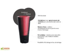 Pot De Fleurs En Plastique Open M Simple Ou Double Paroi (Ø 80 X 80 Cm) -Garanti Jardin Magasin avantages pot fleurs double paroi