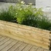 Solid Bac à Fleurs En Bois Autoclave 180 X 50 Cm 45 Mm Robust -Garanti Jardin Magasin bac fleurs bois autoclave 180x50cm robust