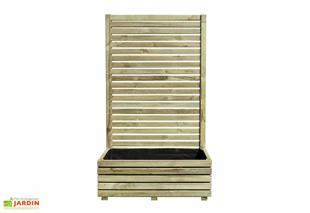 Bac à Fleurs Avec Treillis En Bois De Pin Traité KÜB 80 X 40 X 133 Cm 3 Bac à Fleurs Avec Treillis En Bois De Pin Traité KÜB 80 X 40 X 133 Cm