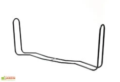 Porte-bûches En Acier Inoxydable – 244 Cm -Garanti Jardin Magasin bucher acier 1