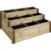 Carré Potager à 3 Étages (100 X 120 X 54 Cm) -Garanti Jardin Magasin carre potager bois 434
