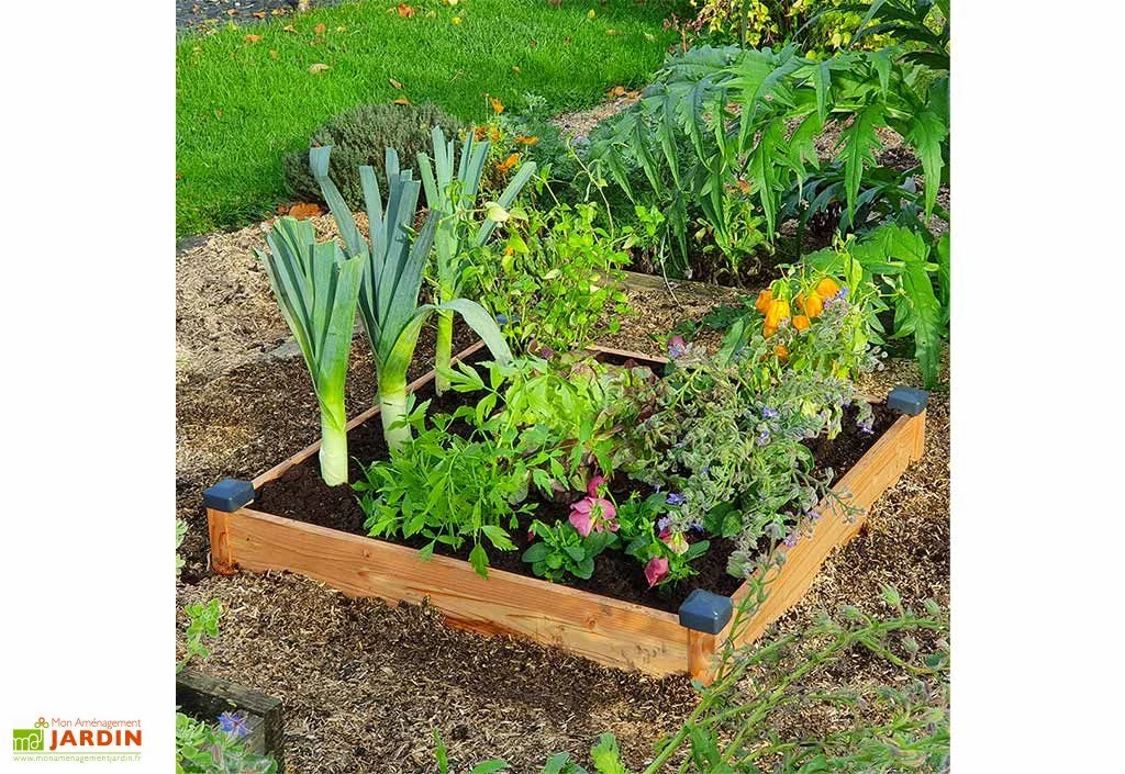 Carré Potager En Bois Douglas Non Traité Premium – 73 L 3 Carré Potager En Bois Douglas Non Traité Premium – 73 L