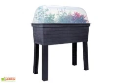 Garantia Carré Potager Sur Pieds Modulable En Polyéthylène Urban 37 X 75 Cm