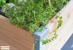 Carré Potager Sur Pied En Bois Douglas 19 Mm – 75 X 80 X 80 Cm -Garanti Jardin Magasin carre potager sur pieds bois 19mm douglas france 75x80cm