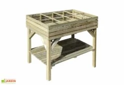 Carré Potager Sur Pieds En Bois De Pin Traité KÜB 100 X 60 X 80 Cm