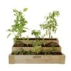 Carré Potager 3 étages En Bois De Pin Traité - 120 X 80 X 40 Cm -Garanti Jardin Magasin carre potager sureleve 3 etages bois