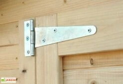 Abri à Vélos En Bois De Sapin Brut Cykel 2,1 M² -Garanti Jardin Magasin charniere abri velos bois sapin cykel