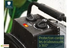 Chauffage Ventilateur D'appoint 2400W Avec Thermostat Digital -Garanti Jardin Magasin chauffage electrique portable serre jardin 2400w 6
