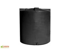 Cuve De Stockage D’eau En Polyéthylène 4800 L -Garanti Jardin Magasin citerne stockage eau polyethylene 5000 l noir
