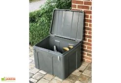 Coffre De Jardin Avec Grenouillères Cadenassables – 140 L 11 Coffre De Jardin Avec Grenouillères Cadenassables – 140 L -Garanti Jardin Magasin coffre de jardin gris clair 2