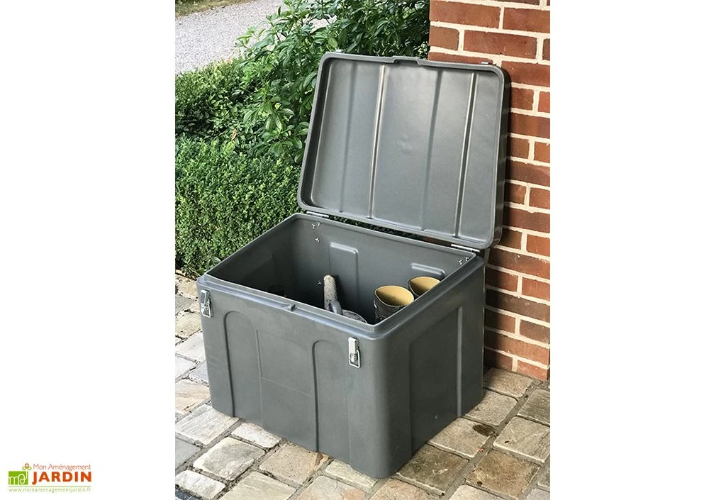 Coffre De Jardin Avec Grenouillères Cadenassables – 140 L 7 Coffre De Jardin Avec Grenouillères Cadenassables – 140 L – Image 5