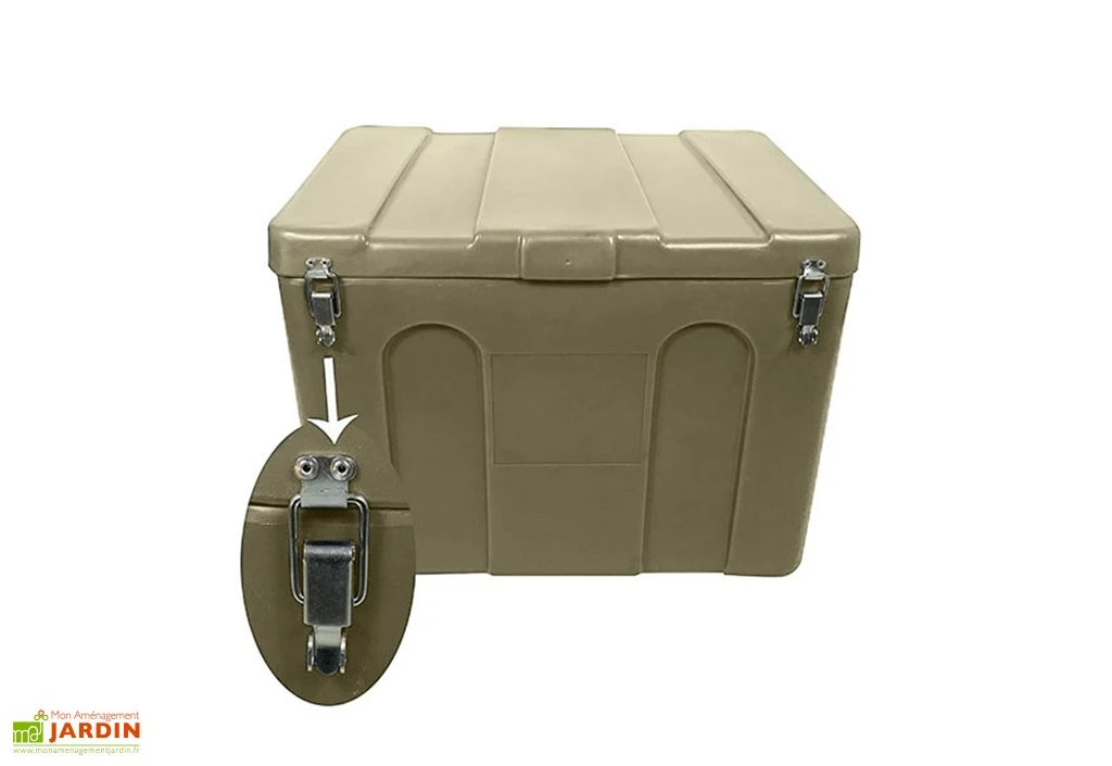 Coffre De Jardin Avec Grenouillères Cadenassables – 140 L 4 Coffre De Jardin Avec Grenouillères Cadenassables – 140 L – Image 2