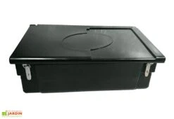 Coffre De Jardin Avec Poignées + Grenouillères + Cadenas – 100 L -Garanti Jardin Magasin coffre jardin 100l cadenas noir