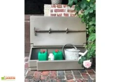 Coffre De Jardin Avec Poignées – 50 L -Garanti Jardin Magasin coffre jardin 50l taupe ex