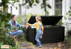 Coffre De Jardin Keter Marron En Résine – Northwood 623 L -Garanti Jardin Magasin coffre jardin keter resine marron northwood box 623l