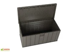 Coffre De Rangement En Lifetime En PEHD Imitation Bois 570 L -Garanti Jardin Magasin coffre rangement jardin lifetime pehd imitation bois 570l 3