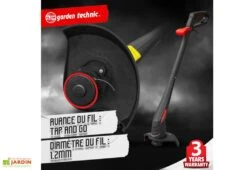 Tondeuse électrique 1300 W + Coupe-bordure électrique 250 W -Garanti Jardin Magasin coupe bordure 1300w elem garden tde3213cb22 tap and go