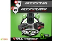 Coupe Bordures Sans Fil PowerShared 20V - Sans Batterie -Garanti Jardin Magasin coupe bordures batterie powershared constructor 1