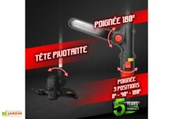 Coupe Bordures Sans Fil PowerShared 20V - Sans Batterie -Garanti Jardin Magasin coupe bordures batterie powershared constructor 3