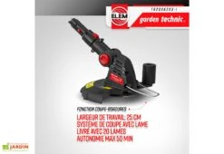 Outil De Jardinage 3 En 1 : Taille-haies, élagueuse Et Coupe Bordures – 20 V -Garanti Jardin Magasin coupe bordures sur batterie