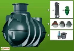 Cuve Recuperateur Eau Ready 2000 L -Garanti Jardin Magasin cuve greenlife 2