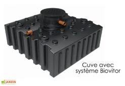 Cuve De Récupération D’eau De Pluie Enterrée – 4000 L Plate -Garanti Jardin Magasin cuve plate recuperation eau pluie greenlife 4000l biovitor