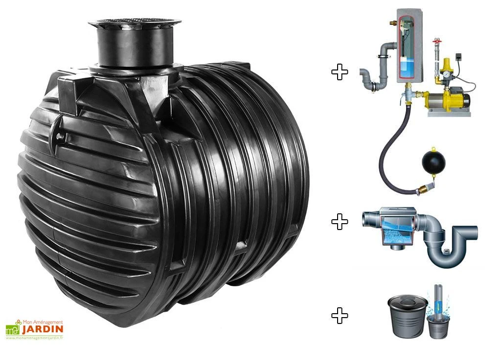 Cuve Recuperateur Eau Clever M 6000 L 3 Cuve Recuperateur Eau Clever M 6000 L