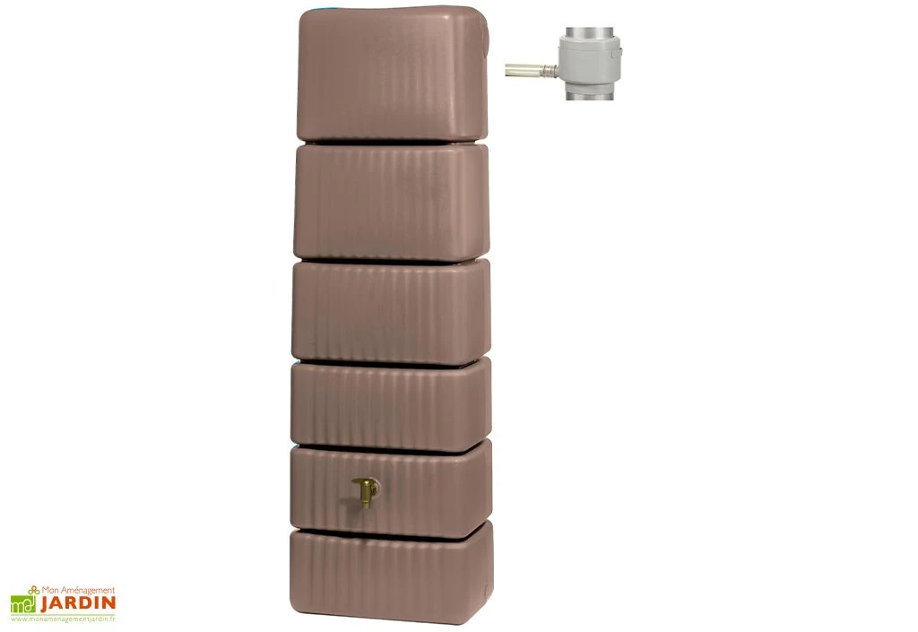 Garantia Récupérateur D'eau De Pluie 300 L Avec Robinet Et Collecteur - Slim 4 Garantia Récupérateur D'eau De Pluie 300 L Avec Robinet Et Collecteur - Slim – Image 2