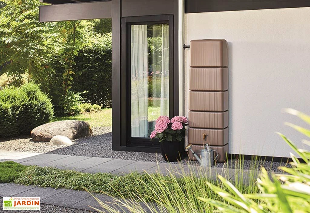 Garantia Récupérateur D'eau De Pluie 300 L Avec Robinet Et Collecteur - Slim 5 Garantia Récupérateur D'eau De Pluie 300 L Avec Robinet Et Collecteur - Slim – Image 3