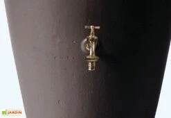 Garantia Cuve Récupération Eau De Pluie 2 En 1 Moka 300 L -Garanti Jardin Magasin cuve recuperation eau decorative 300l bac fleurs moka 3