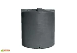 Cuve De Stockage D’eau En Polyéthylène 4800 L -Garanti Jardin Magasin cuve stockage eau polyethylene 5000 l gris