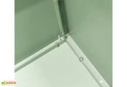 Jardinière Au Sol En Métal Thermolaqué XL - 150 X 50 X 50 -Garanti Jardin Magasin detail fond jardiniere