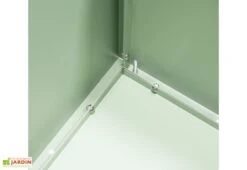 Jardinière Cube Vert Cactus En Métal Thermolaqué – 50 X 50 X 50 Cm -Garanti Jardin Magasin detail interieur cube jardin hg08976105