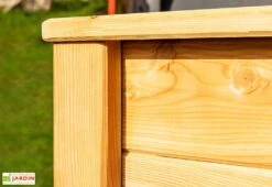 Jardinière En Bois De Mélèze Bac Potager 170 X 90 X 84 Cm -Garanti Jardin Magasin details bac potager 170x84cm