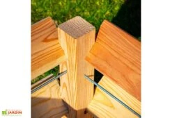Tour De Culture Verticale En Bois De Mélèze 65 X 73 Cm -Garanti Jardin Magasin details tour culture verticale bois