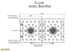 Cuve De Récupération D’eau De Pluie Enterrée – 8000 L Plate -Garanti Jardin Magasin dimensions cuve 8000l greenlife biovitor