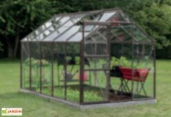 Embase En Acier Pour Serre Lily 6,2 M² -Garanti Jardin Magasin embase serre lily aluminium introgrow 2