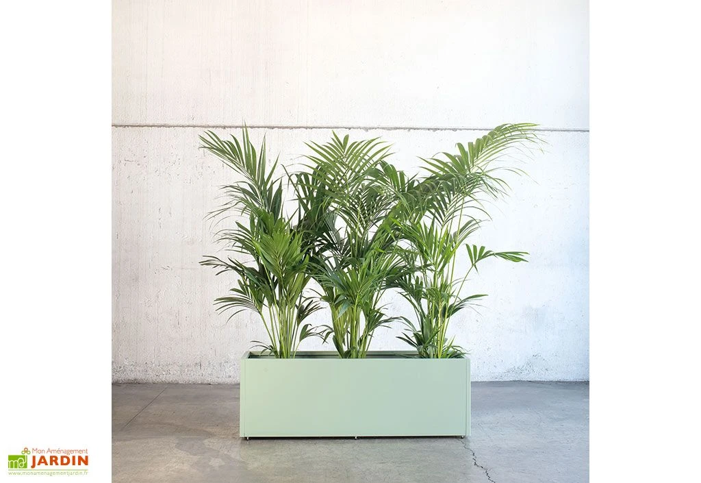 Jardinière Au Sol En Métal Thermolaqué - 100 X 50 X 50 3 Jardinière Au Sol En Métal Thermolaqué - 100 X 50 X 50