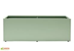 Jardinière Au Sol En Métal Thermolaqué XL - 150 X 50 X 50 -Garanti Jardin Magasin face ensemble jardiniere hg08971102